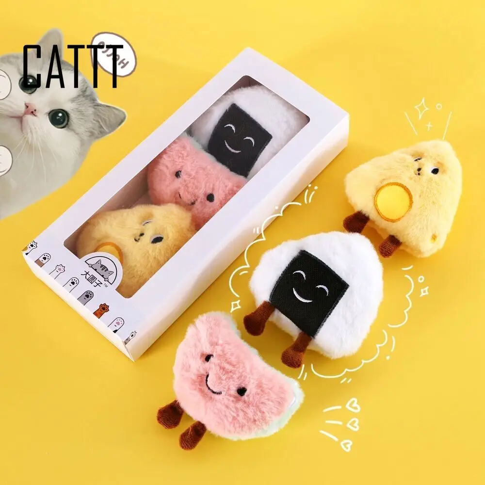 

2022 Cute 2022 Design Catnip Toys Cat Toys With Dried Catnip Fillings Catmint Soft Toys Lovely Design Series