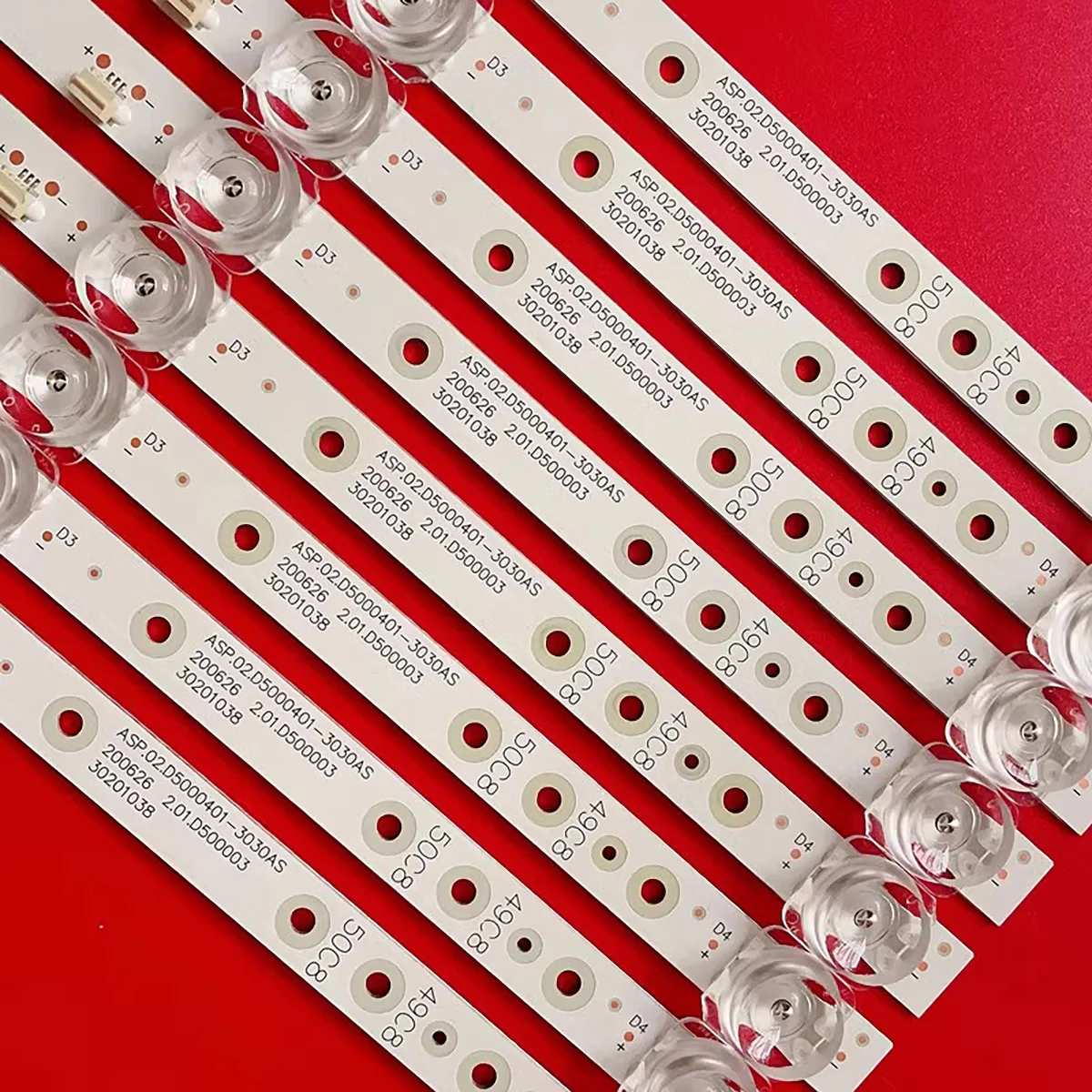 Светодиодная лента подсветки для 50А LC55HS26 FS5069 HY-A500F3 32248200305 44.0049C8.48001 АСП.02.Д 5000401 -3030AS