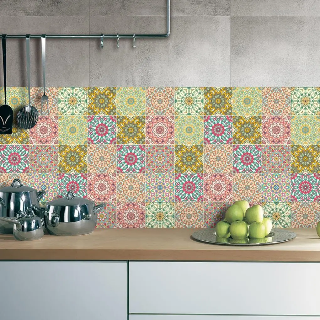 20 см * 5 м/рулон шестигранная наклейка для керамической плитки самоклеящаяся