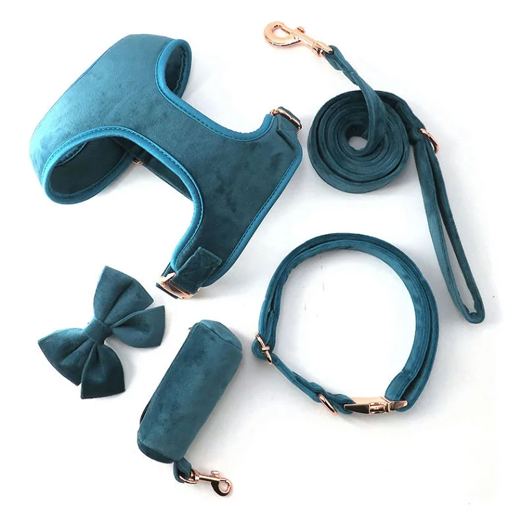 Новинка регулируемая Женская Бархатная подвеска для собак оптом роскошная
