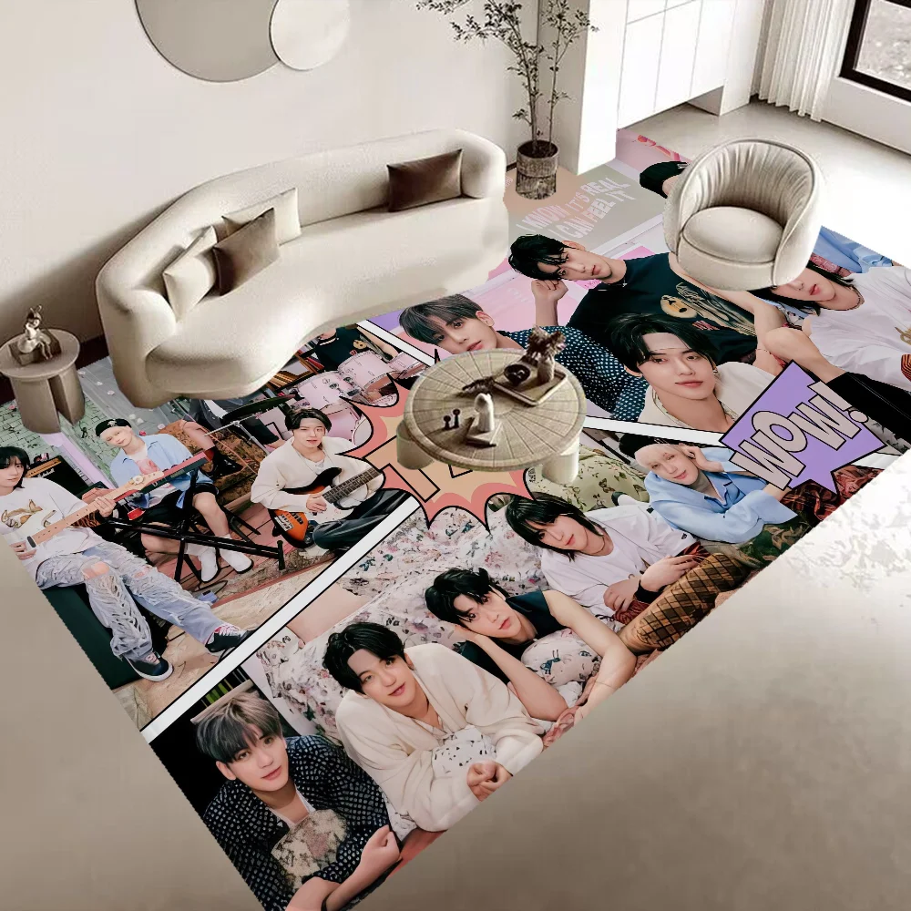 Kpop T-TOMORROW X TOGETHER TXT коврик для ванной противоскользящий впитывающий воду длинный