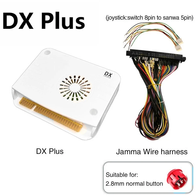

5000 In 1 DX Plus Arcade Game Console Jamma Motherboard+2.8Mm Jamma Cable For Pandora Saga Box DX Plus HD VGA CGA CRT