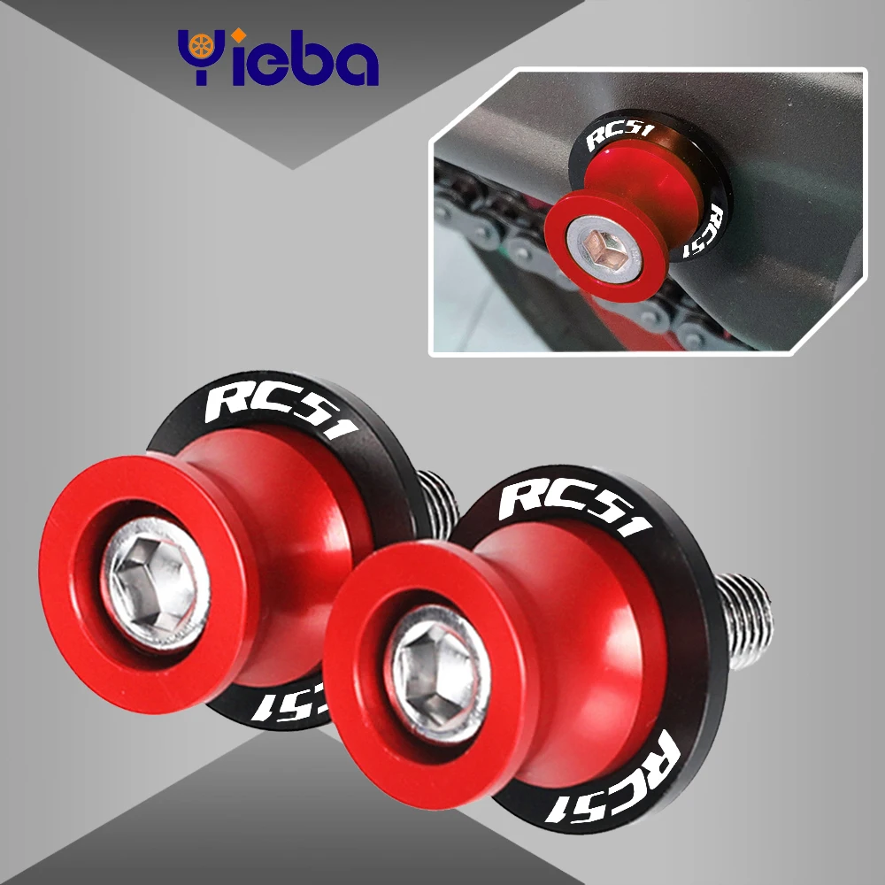 

Motorcycles Accessories CNC Aluminlum Swingarm Spool Stand Screws Slider FOR HONDA RC51 RC 51 2000 2001 2002 2003 2004 2005 06