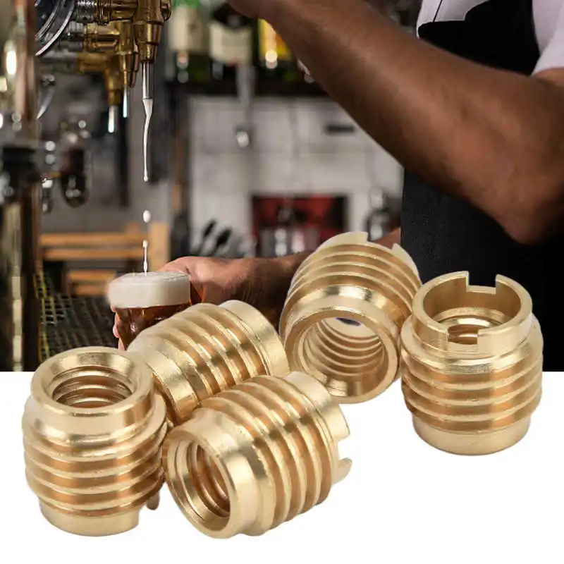 5 шт. пивной кран Ручка для установки пива гайки Ручки ручная установка 3/8 дюймов