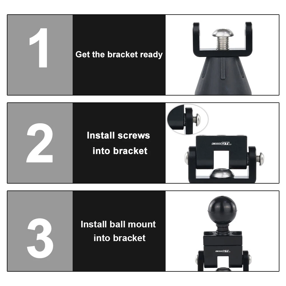 Мотоциклетное GPS-крепление подходящее для BMW K1300R K1300S K1600GT K1600 Bagger K1600GTL держатель