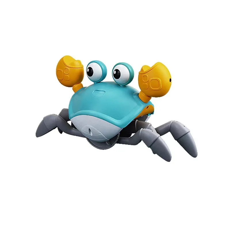 

Escape Crab Automatic Obstacle Avoidance Light Music USB Charging Children Crawling Electric Induction Kid's Toy Present Gift