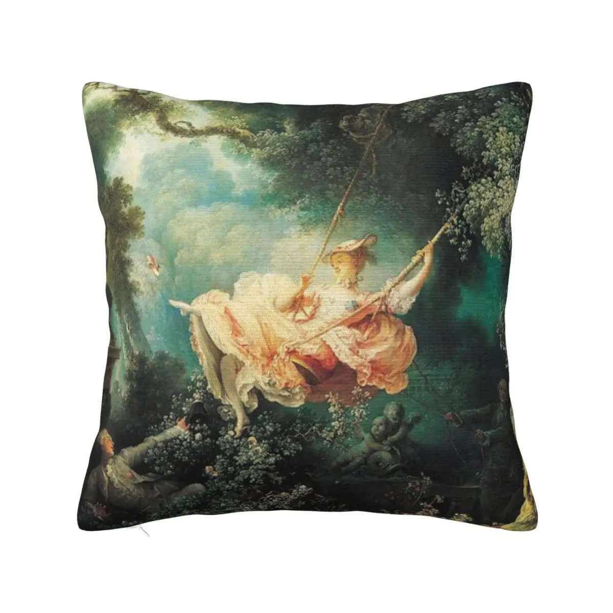 Наволочка с высоким разрешением The Swing By Jean Honor Fragonard