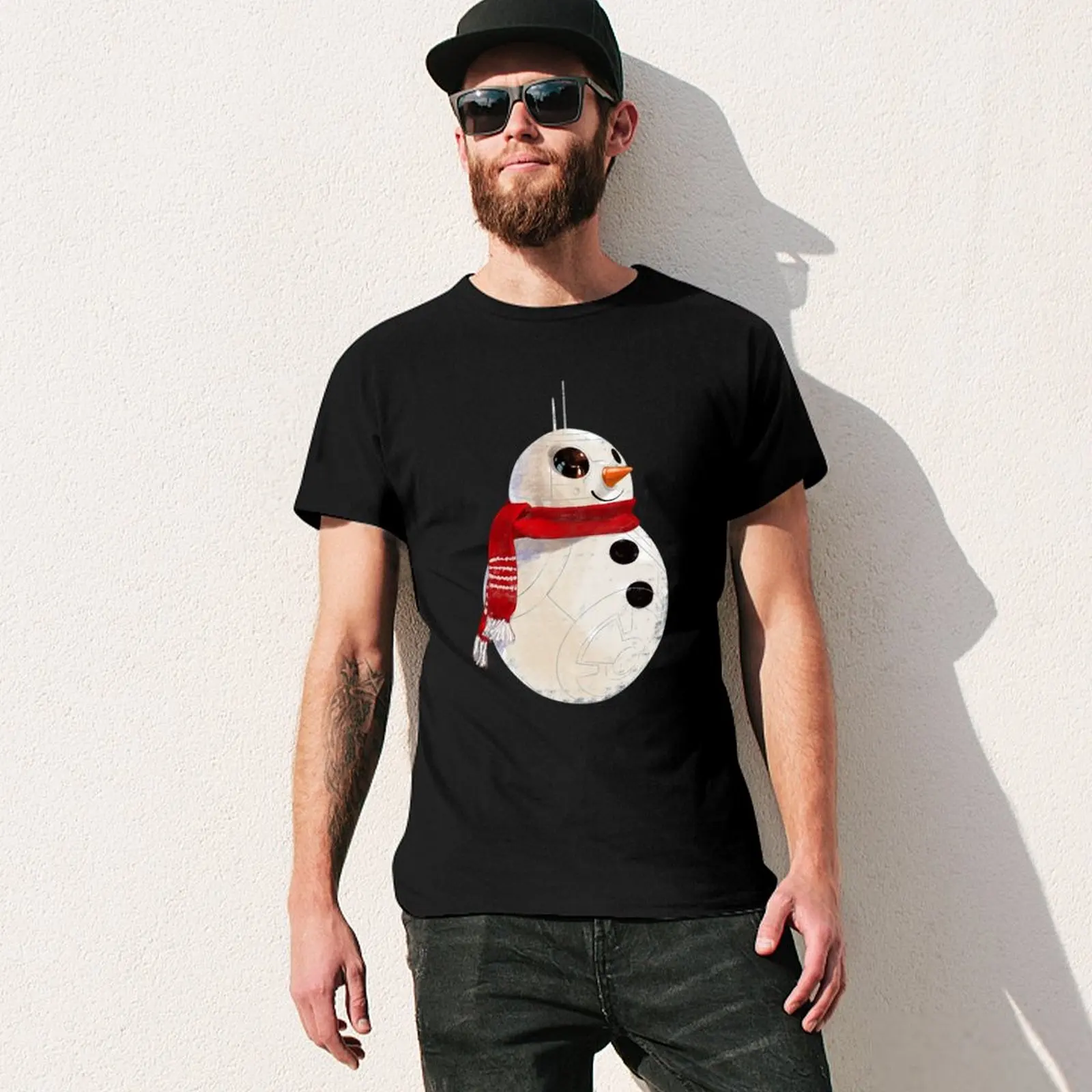 Фото Футболка Snowman BB 8, спортивная повседневная хлопковая футболка с короткими рукавами №3