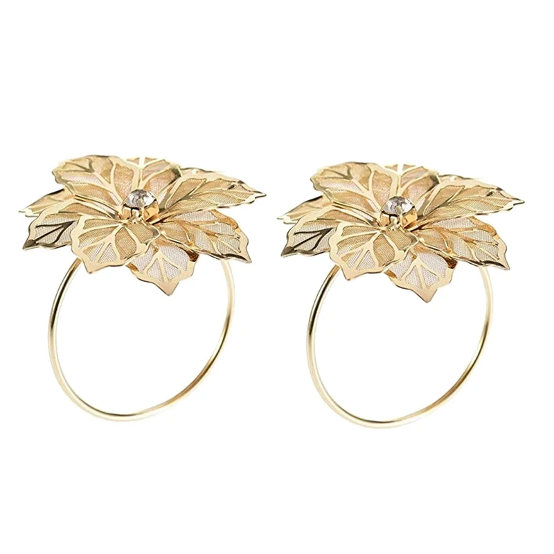 

12 упаковок кольца для салфеток, золотые салфетки для украшения стола, свадьбы, ужина вечерние, украшения «сделай сам», золото