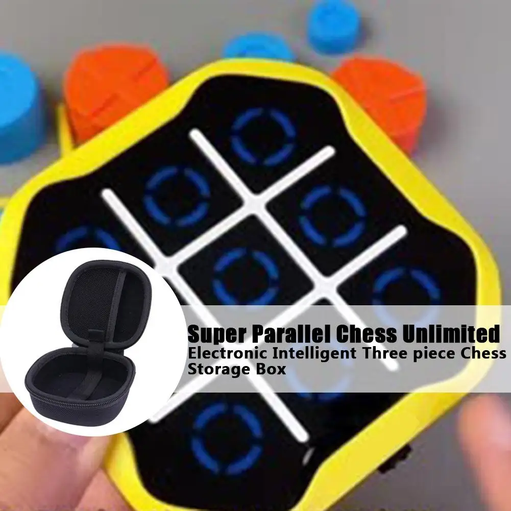 Для Giiker Tic Tac Toe Bolt Game 3-в-1 ручная игра-головоломка Портативная сумка из ЭВА для