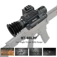 sytong ht60 lrf night vision monocular optical sight riflescope with laser range finder spotting scope for outdoor hunting rifle