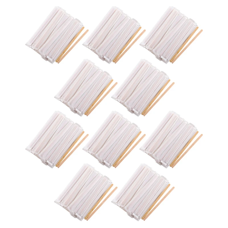 

1000Pcs 5.5 Inch Coffee Stirrers Sticks -Natural Wood Eco-Friendly Coffee Beverage Milktea Disposable Stirrer Stick