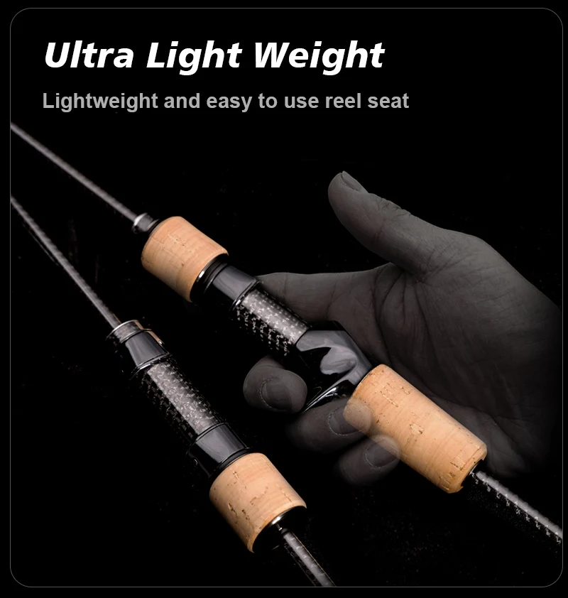 Фото PURELURE TITANIUM-T XUL BFS Rod 0,5-6 г Вес приманки 5 футов 6 футов Окунь Форель Бас Спиннинг Литье Титановый направляющий кронштейн F MF Action №5