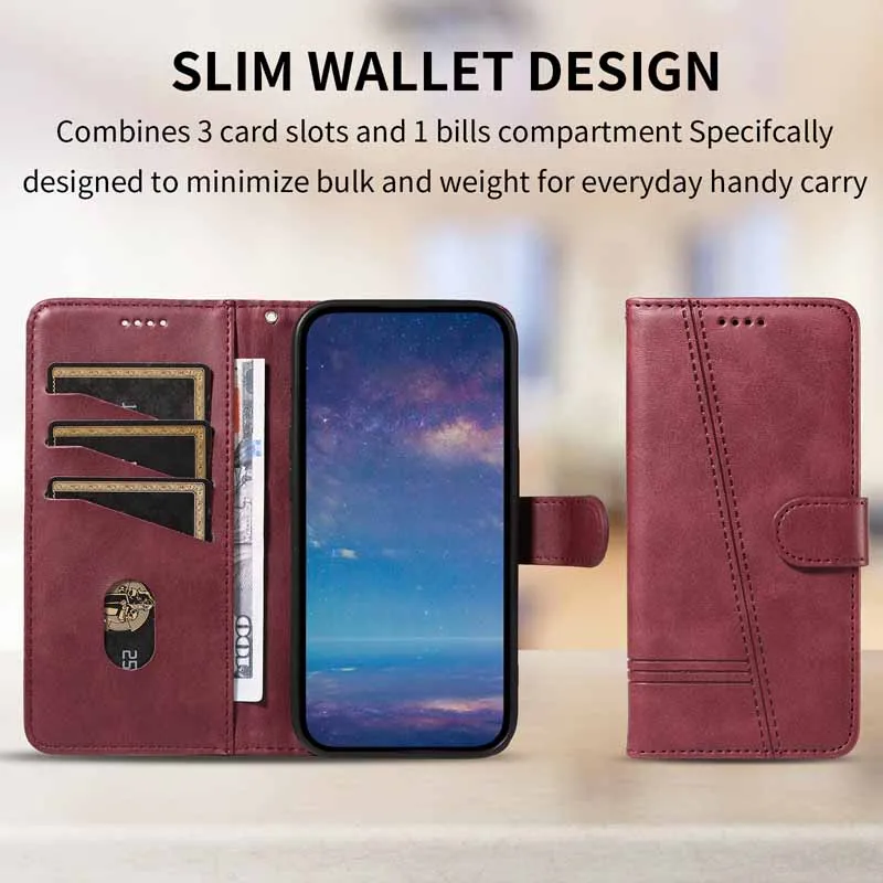 Кожаный чехол для Nokia G42 Cover Flip Wallet Card с магнитной подставкой Book Coque NokiaG42 G 42 5G Чехол