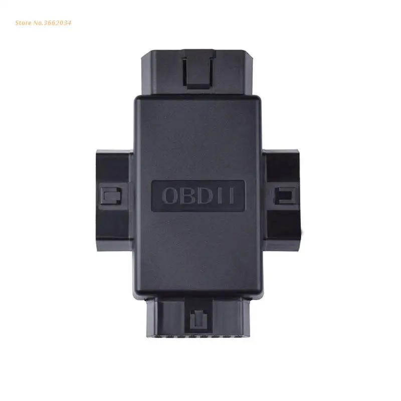 16-контактный автомобильный разъем OBD2 1 штекер-3 гнезда многофункциональные