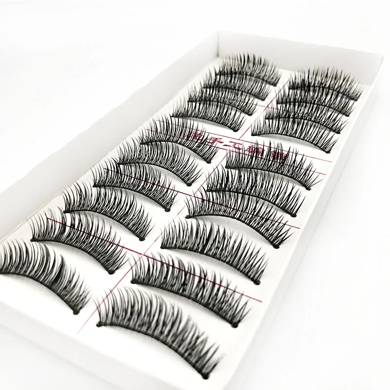 

10 см толстые и перекрестные хлопковые ресницы, инструменты для макияжа