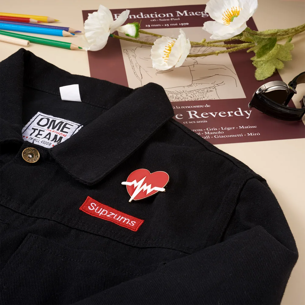 10Pcs Zinc Alloy Enamel Rhinestone Brooch Safety Pins Medical Care theme Brooches For Men Women Garment Jewelry Decorations