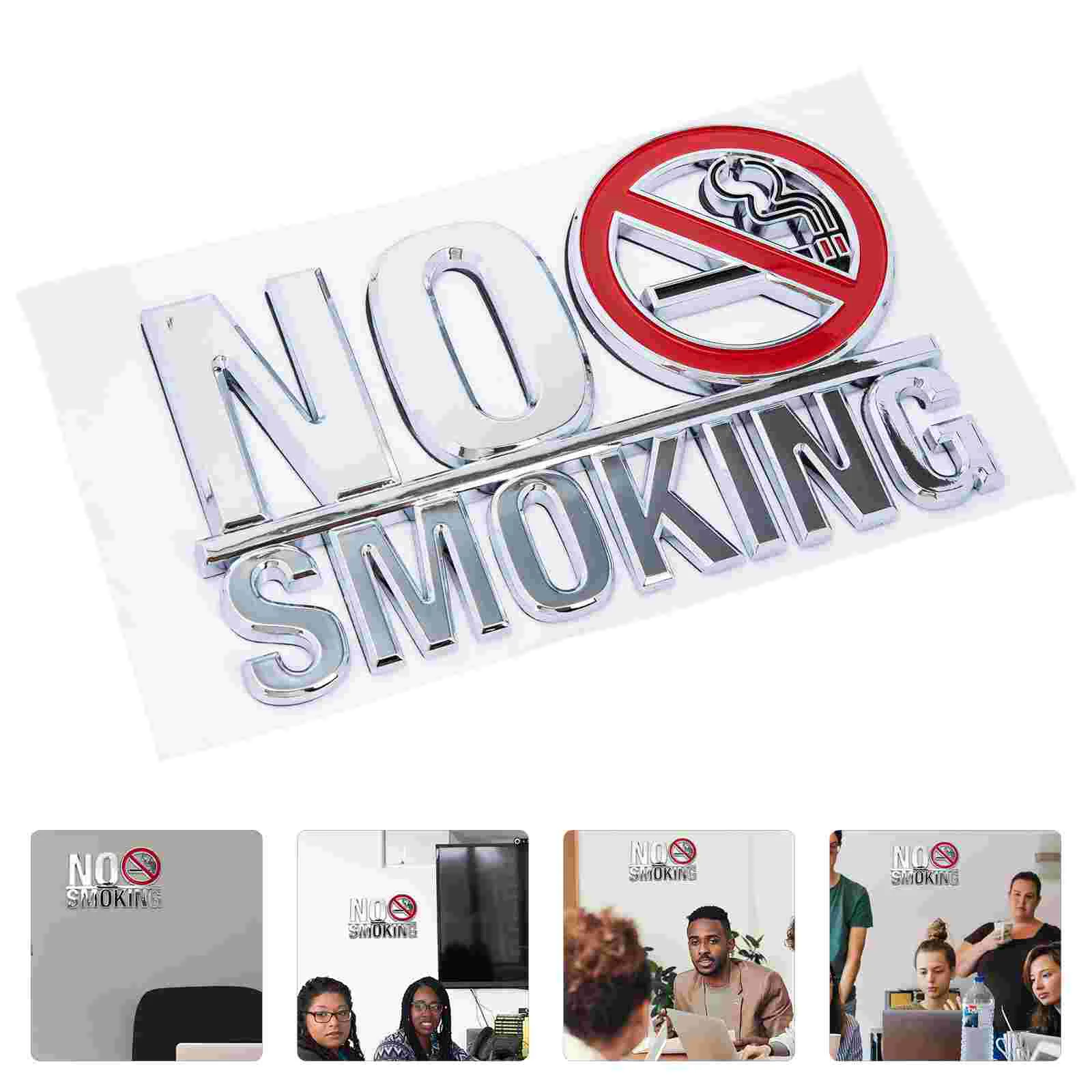 

Smoking No Sign Signs Wall Vaping Symbol Indicator Not Desk Stop Stickers Business Warning Board Notice Non Construction