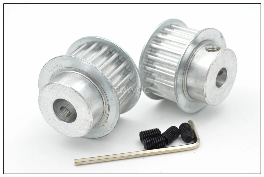 POWGE 16 зубьев 5 м синхронный шкив диаметр 5/6/6 35/8/10 мм подходит ширина 15/20 ремень ГРМ