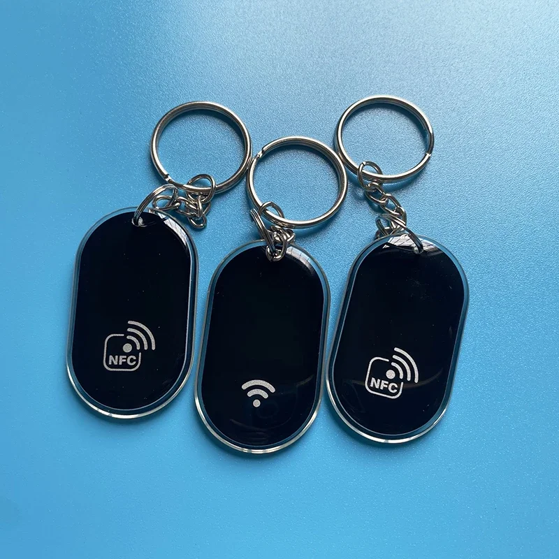 13 56 МГц NFC213 Чип NFC Expoy Брелки 144 байта TAG Key ISO14443A RFID-брелки Токен для всех с