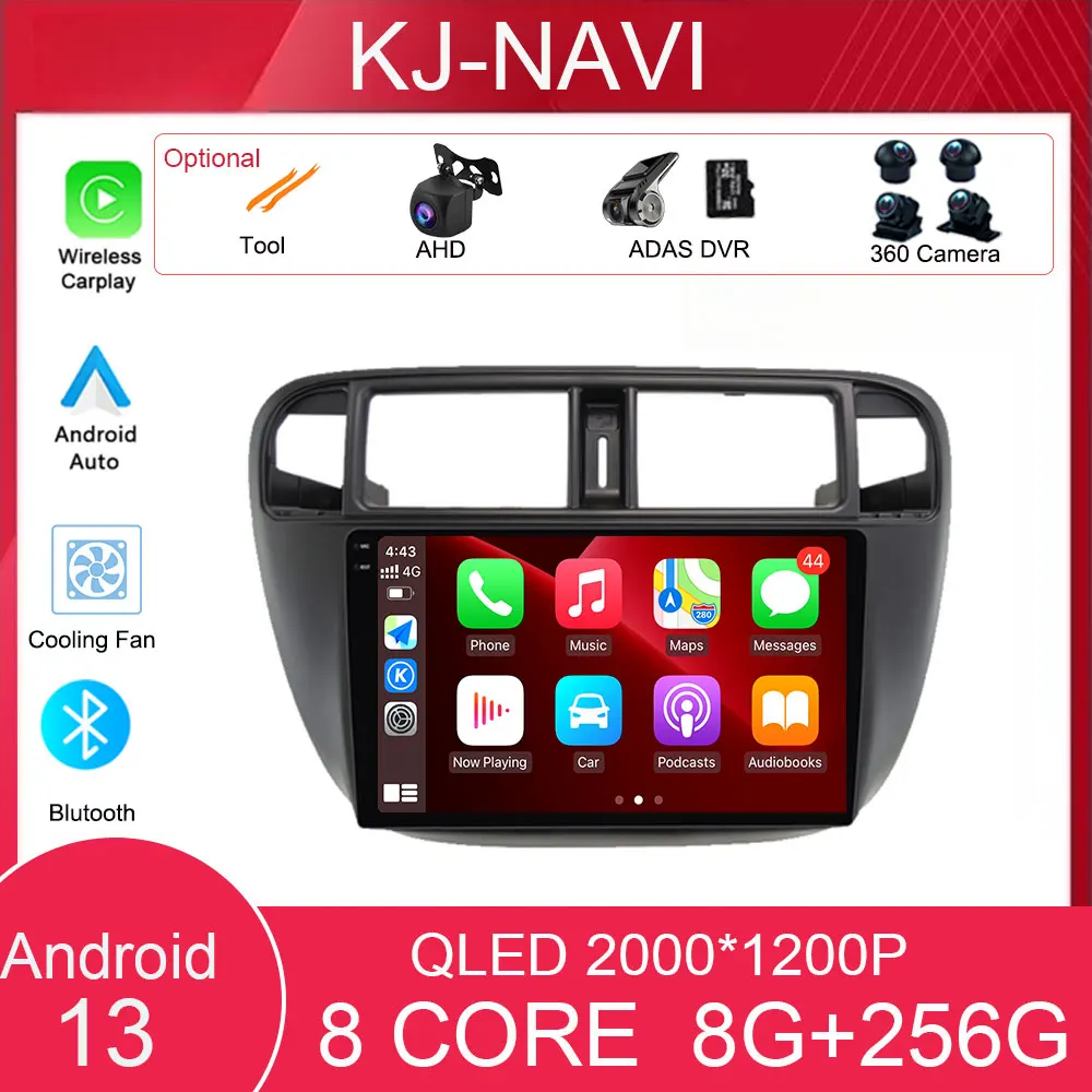 Мультимедийный видеоплеер BT5 для Honda Civic 1995-2001 с радио и GPS-Навигатором