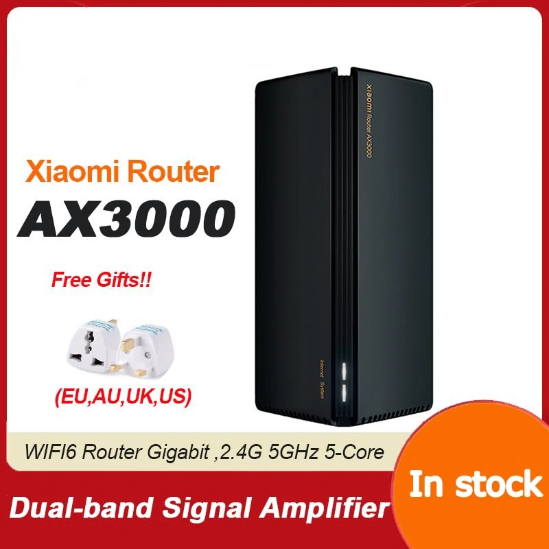 2021 NEW Xiaomi Router AX3000 Mesh Wifi6 2.4G 5.0 GHz Full Gigabit 5G WiFi Repeater 4 Antennas Network Extender Mesh Routers