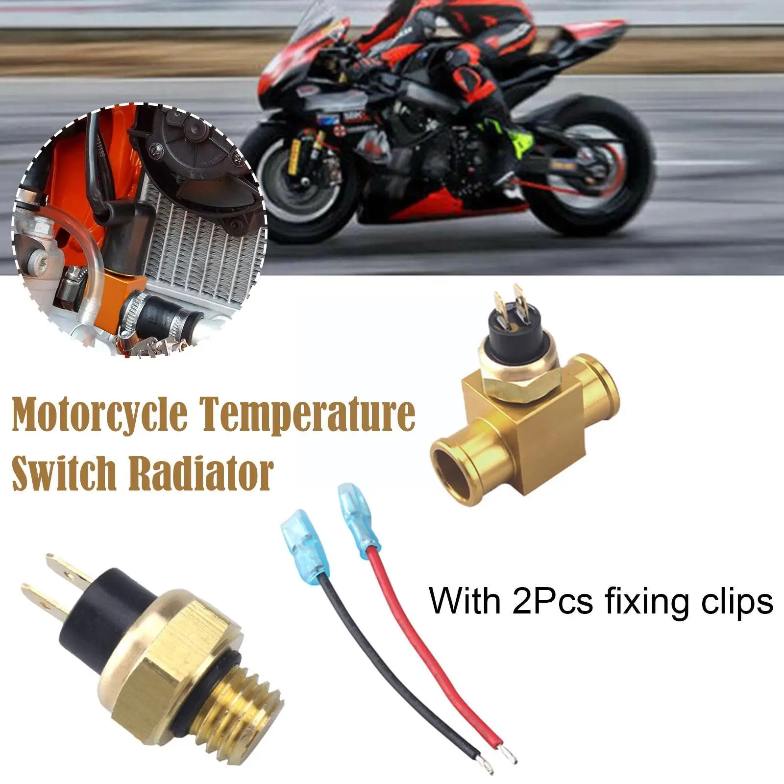 

Выключатель температуры для мотоцикла вентилятор радиатора для 125-530 Exc Excf Xc Xcf Xcw Sx Sxf вентилятор термостат для Ho P9o1