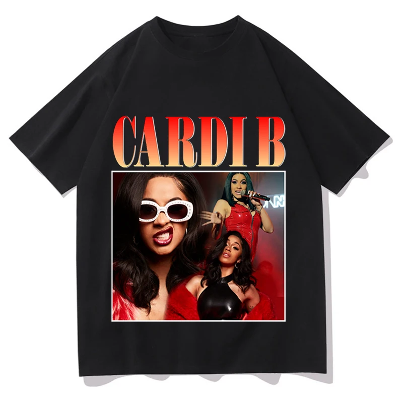 

CARDIB Princess Retro T-shirt Unisex Tshirt Summer Fashion T Shirt Cute Female Shirt Classic Harajuku Cozy Tank Tops Tee