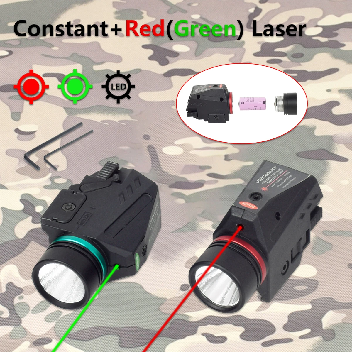 

Tactical Light Red Green Dot Laser Pointer Sight For Airsoft Pistol Glock 17 19 CZ75 Weapon Gun Light Fit 20mm Pictinny Rail