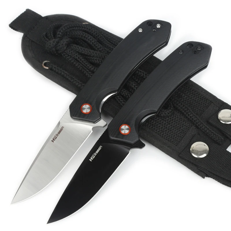 

HWZBBEN J146 CNC Craft D2 Steel Blade G10 Handle Folding Camping Survival Hunting Pocket Knife