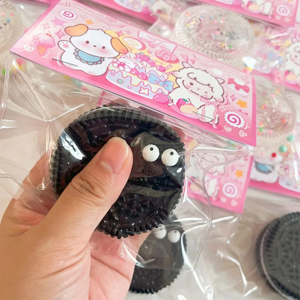 Big Oreo Biscuit Pinching Toy Mochi Taba Food Play Игрушка для снятия стресса TPR с медленным отскоком M