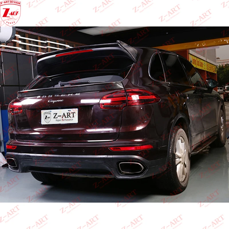 Z-ART 958 комплект спойлера на крышу + заднего ДЛЯ Porsche Cayenne задний спойлер для из