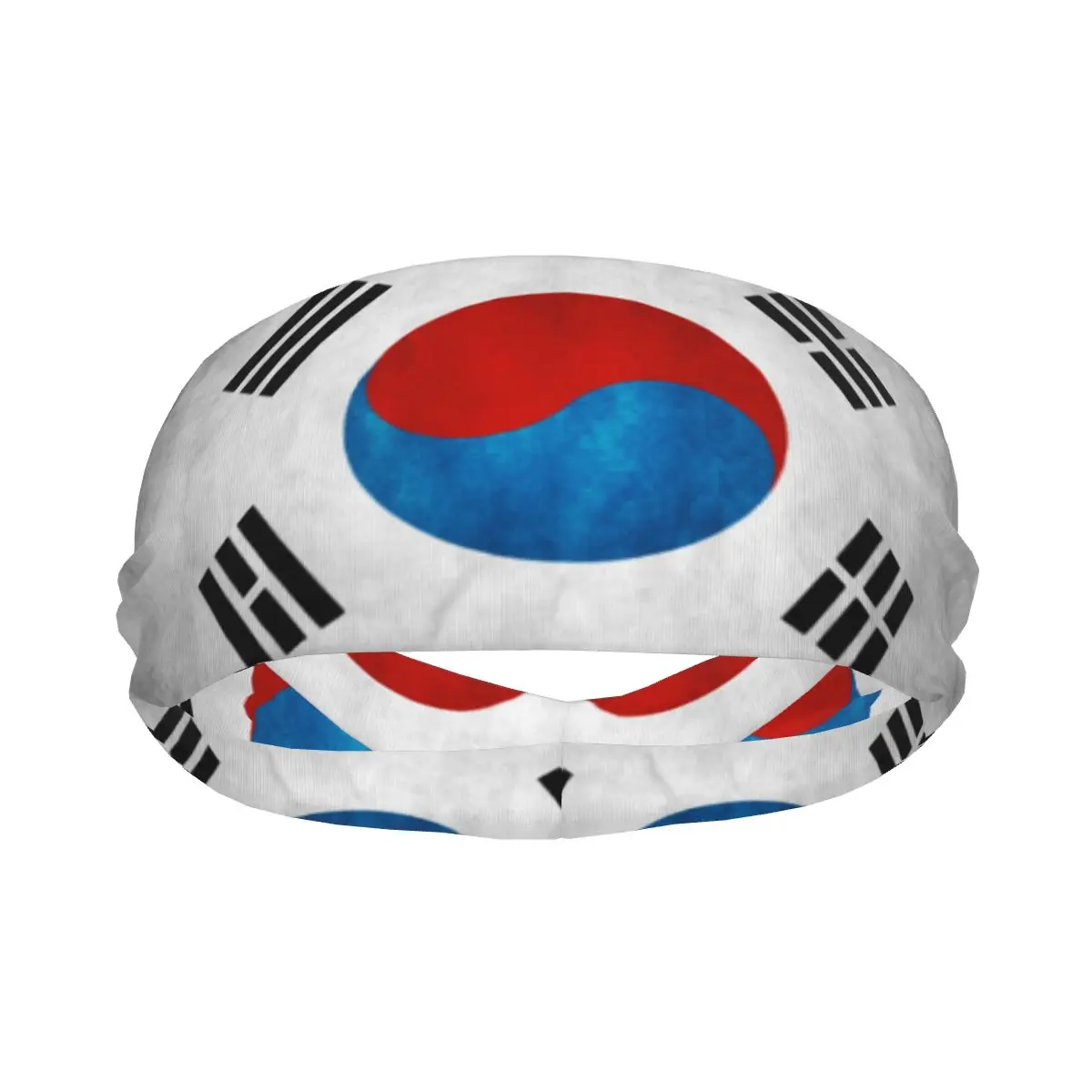 

Повязка на голову с флагом Южной Кореи, эластичная повязка на голову для йоги, повязка на голову для макияжа