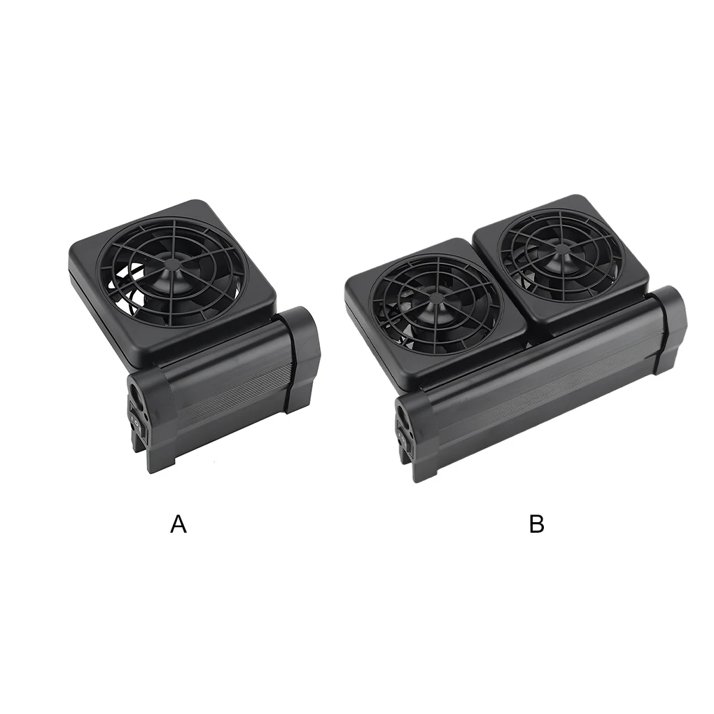 

Aquarium Fish Tank Fan Mute Fans Cooling Device Wind Speed Adjustable Chiller Cooler Pond Accessories 100-240V US 1