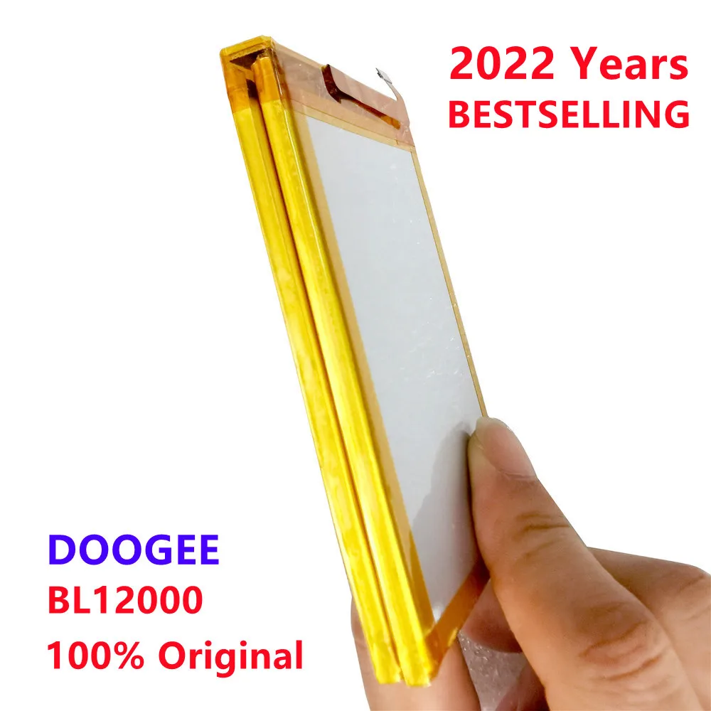 

2022 New FOR DOOGEE BL12000 battery 12000mAh 100% Original battery 6.0 inch MTK6763T DOOGEE BL12000 Pro Replacement