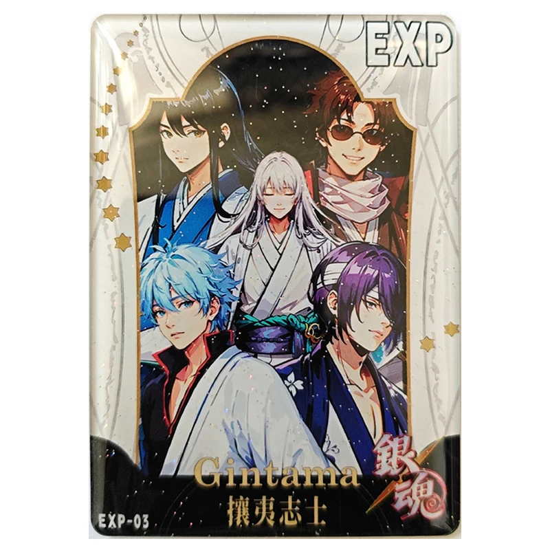 Аниме GINTAMA Редкие рефракционные игры EXP коллекционные карты Кагура Тама Шимура