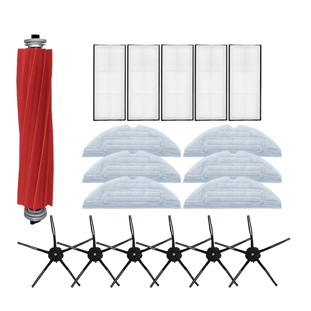 

For Mi Roborock S7 Accessories Mop Cloth Hepa Filter Side Brush S7 Plus Robot Vacuum Cleaner Main Brush Detachable 16