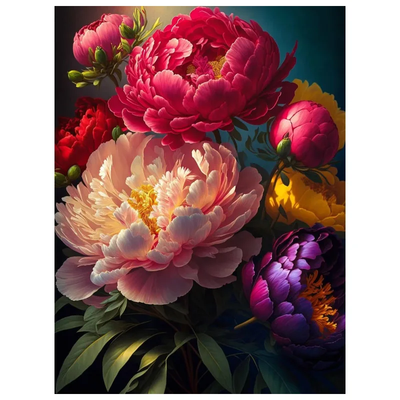 

1830551 Digital oil painting art oil mountain art oil painting living room floor decorative painting