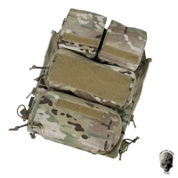 tmc tactical pouch bag zip panel w mag pouch ng version for avs jpc2 0 cpc vest molle bags 3107