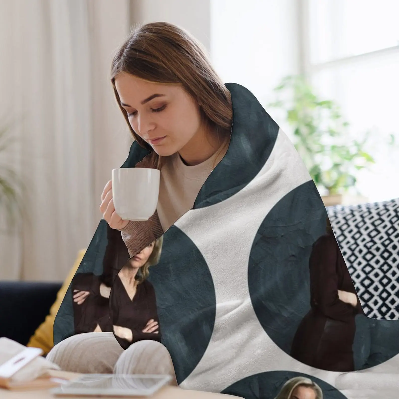 Stella Gibson The Fall Gillian Anderson масляная краска дизайнерское одеяло дорожные декоративные