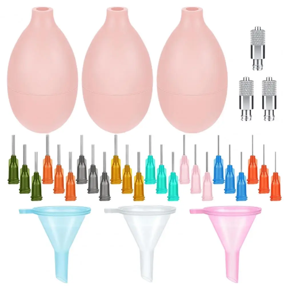

Pottery Smear Bottle Pottery Glaze Applicator Set with Precision Tips Needles Funnels for Easy Versatile Clay Crafting High