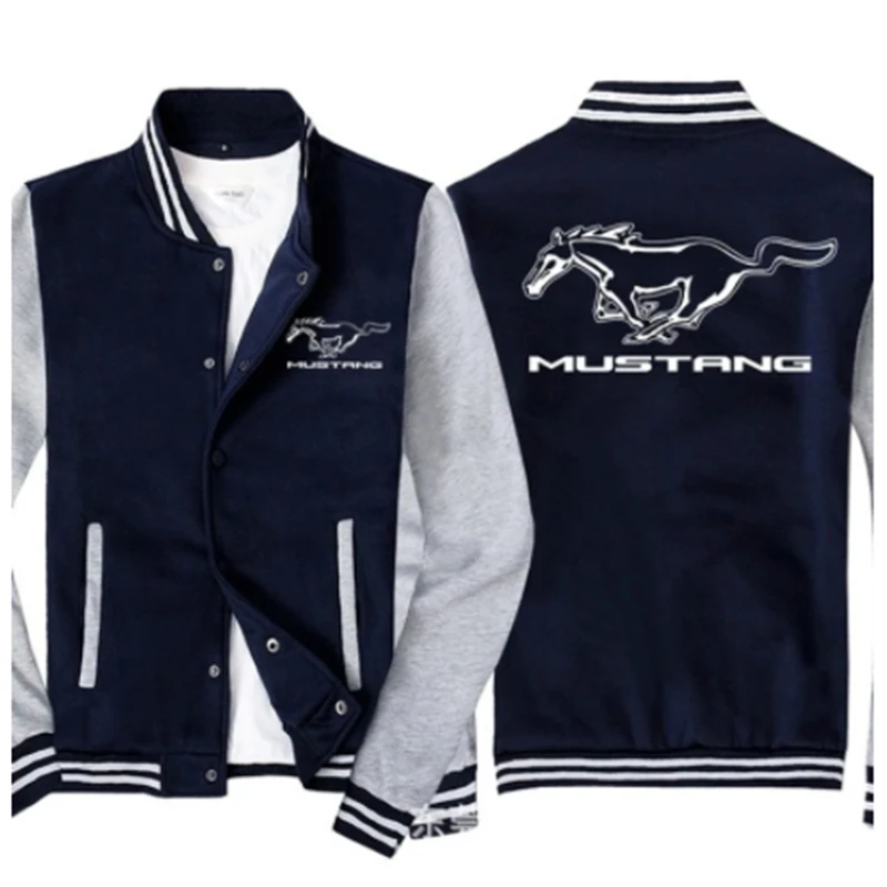 

Supernatural Men Baseball Jacket for Mustang Mens Sportswear Casual Sweatshirt Hip Hop Harajuku Unisex Baseball uniform