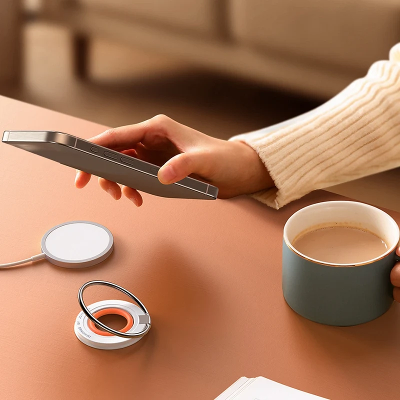 Joyroom Magnetic Ring Phone Holder Kickstand Silicone Grip Stand For Iphone 15 14 13 12 Pro Max