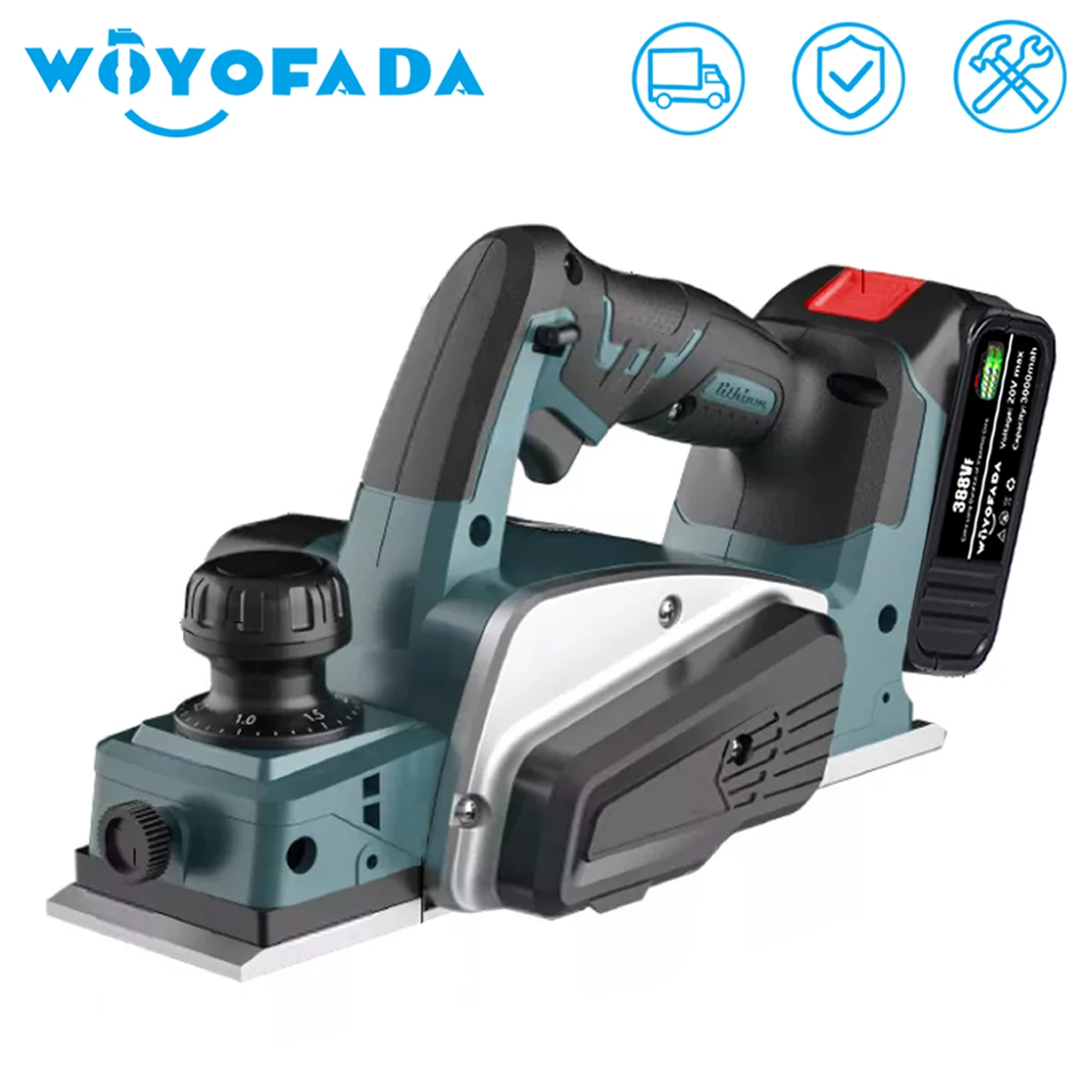 

15000rpm Electric Planer Cordless Woodworking Electric Router trimmer Wood Milling Engraving Slotting for 18/21V Makita Battery