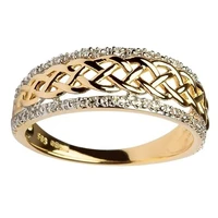 fashion new jewelry personalized gold plated hollow ring ring jewelry