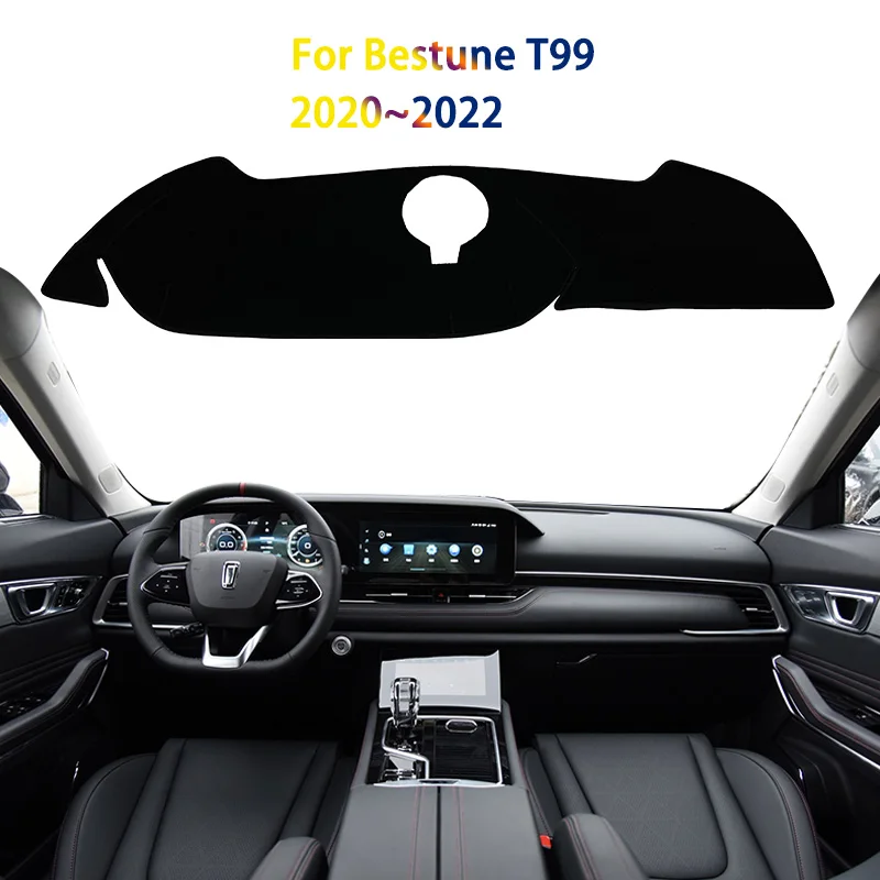 

Dashboard Cover Avoid Light Pad Instrument Platform Cover Mat For Bestune T99 2020 2021 2022 Car Stickers Carpet Accessories