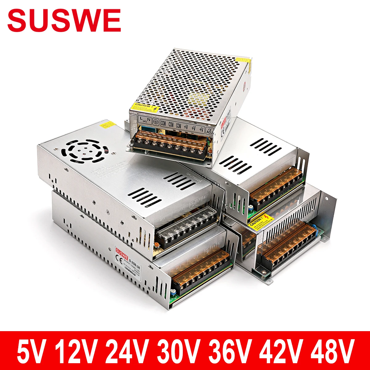 

Universal adjustable switching power supply precision adapter 200W 180W 150W 144W 120W AC-DC SUSWE