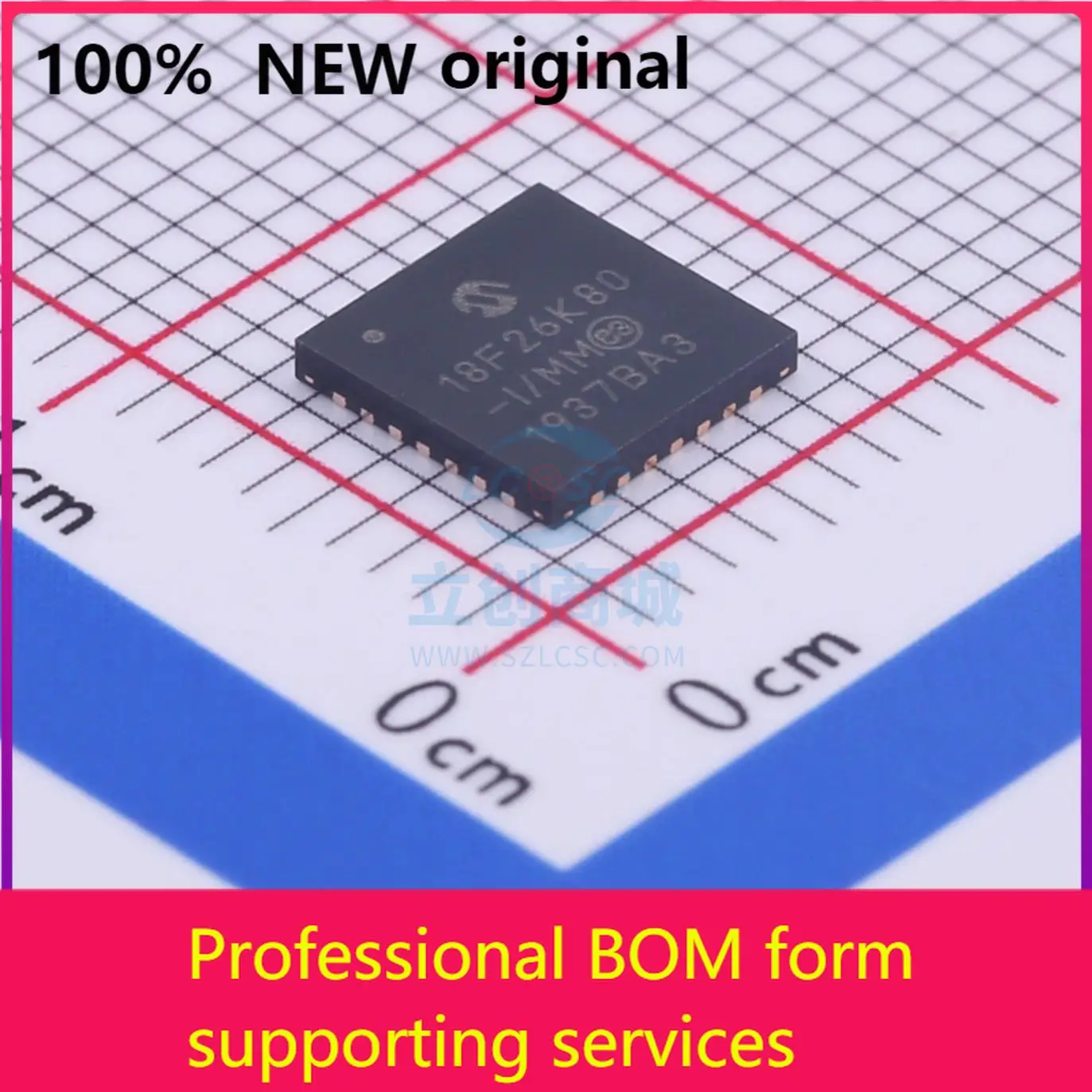 

PIC18F26K80T-I/MM PIC18F26K80T-I/MMNew original IC chip 100% original