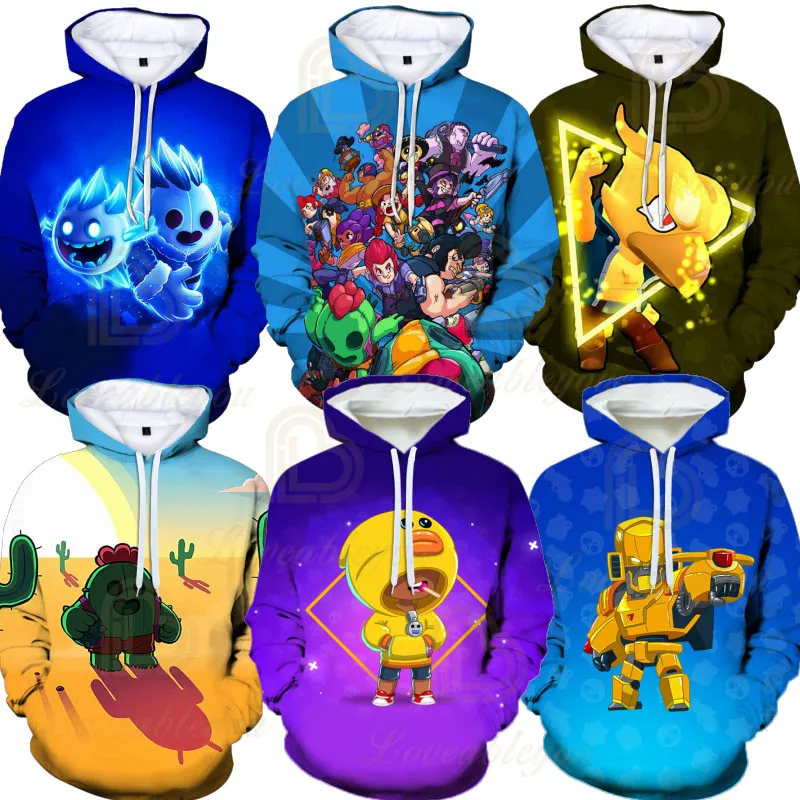 

3d Fashion Boys Girls Tops JANET BONNIE Kids Sweatshirt Mr.P Bravo Game Hoodie Baby Clothes Sandy Shark Crow Raven Child Wear