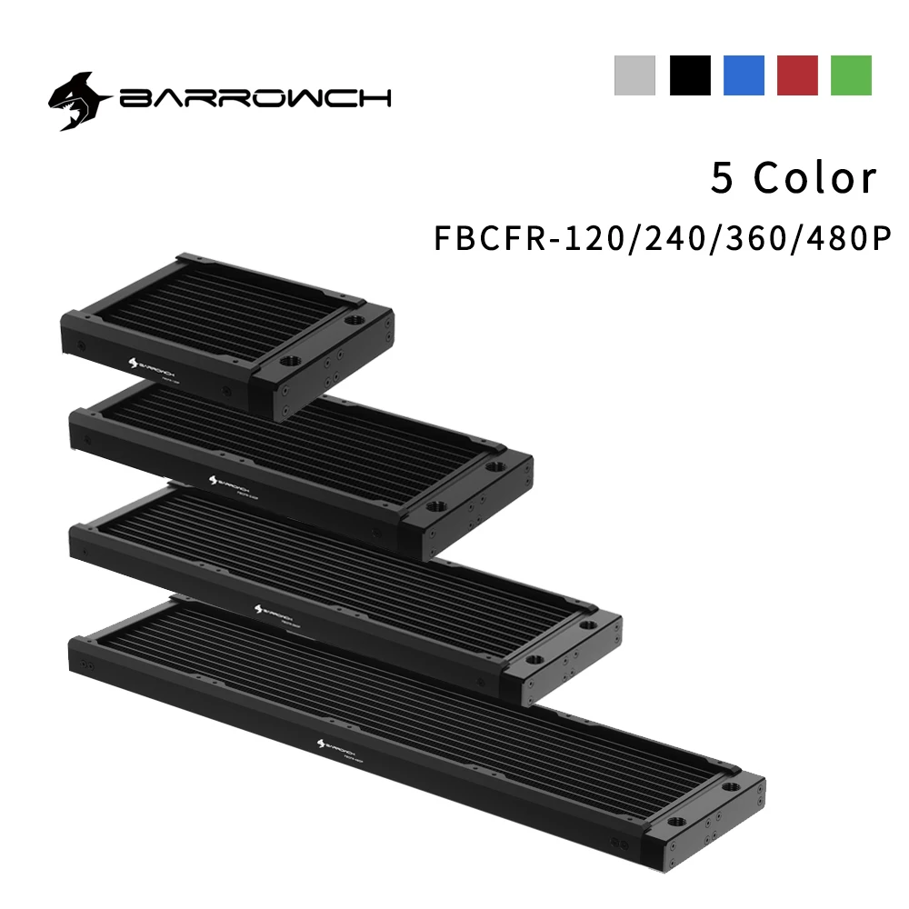 

Barrowch FBCFR-120P, Chameleon Fish Modular 120/240/360/480mm Radiators, POM Radiators, Suitable For 120mm Fans